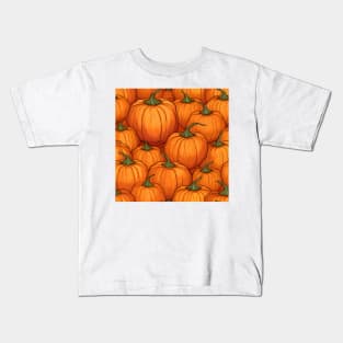 Pumpkin Pattern 12 Kids T-Shirt